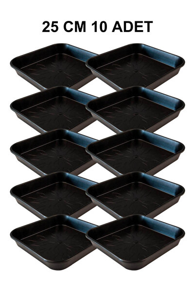 Grow Wizard Kare Saksı Altlığı 25 cm 10 Adet