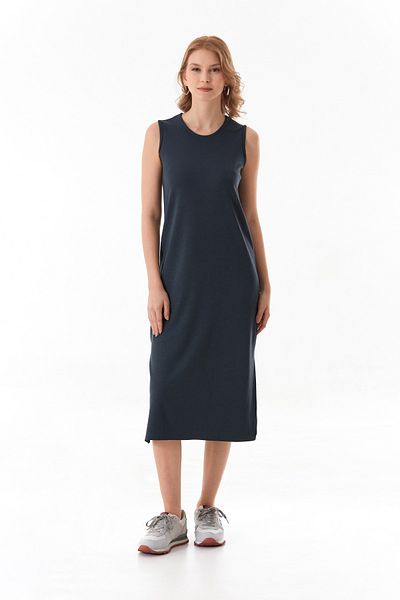 Fulla Moda Βασικό φόρεμα με σχισμή