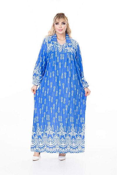 mervemoda rochie de vară cu mânecă lungă, țesută, cu mânecă lungă, mărime mare