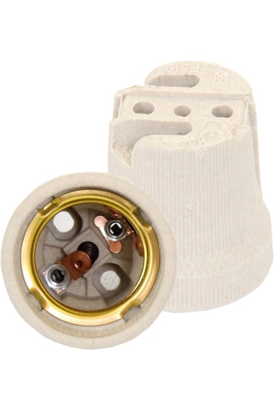 İthal Üniversal E-27 Porselen Duy (GENEL MAKSATLI KULLANIM)