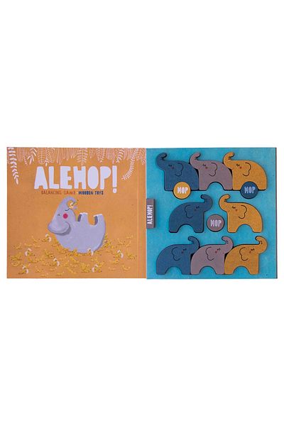 Londji Alehop Elephant Tower Balance Game,