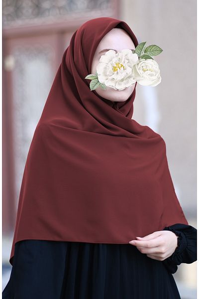 suhneva Large Size Medina Silk Scarf - Tile