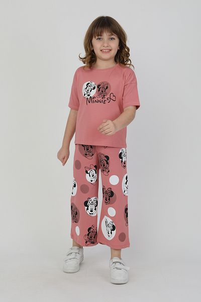 e-çocuk Minnie Printed Girl's Suit 2549-1