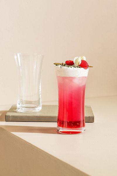 Madame Coco Grace 4-teiliges Getränkeglas-Set aus Kristallglas – 340 ml