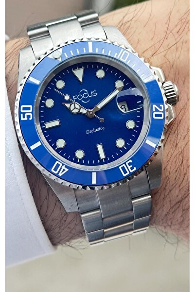 Focus VİDALI TEPE KOMPLE ÇELİK SPOR ŞIK VE KALİTELİ GARANTİLİ ERKEK KOL SAAT