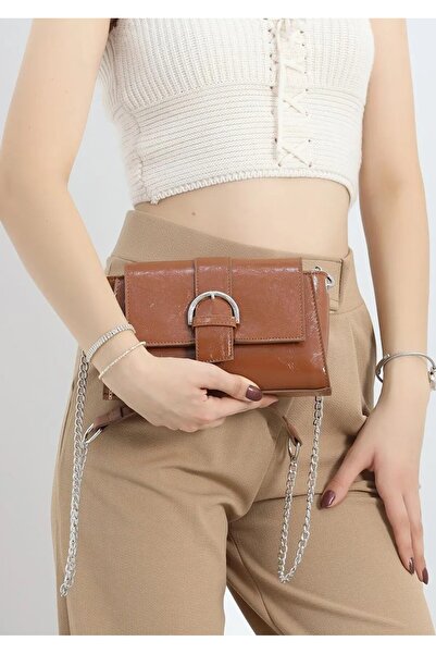 Catwins Жіноча сумка через плече з ремінцем на плечі та ланцюжком, з деталями...