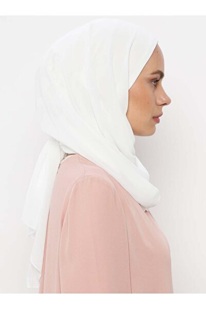 Ecardin Σάλι κοκάλι σιφόν - κρέμα -