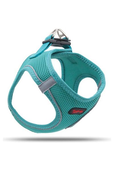 Tailpetz Air-mesh Harness Dog Collar Emerald Green M
