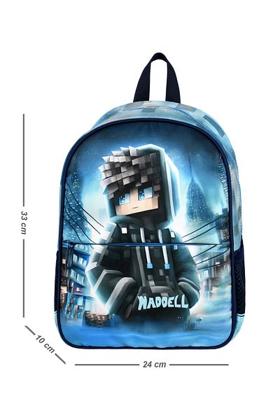 Niss Store Rucsac pentru fete de grădiniță cu licență Robloks cu model bleumarin