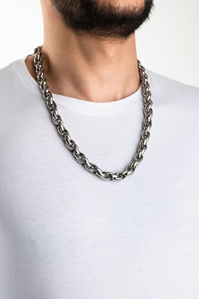 So CHIC... Klasik 60 Cm Erkek Çelik Kolye