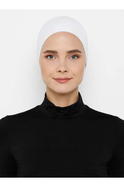 Ecardin Dikişsiz Bone - Beyaz -