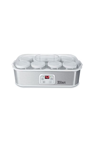 Zilan Zilan ZLN6104 yogurt maker Gray, LED display, timer, adjustable thermostat