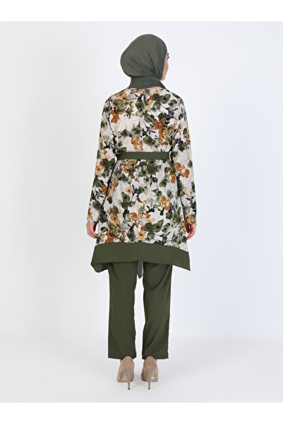 Tavin Women's Tunic & Trousers Double Set - Khaki