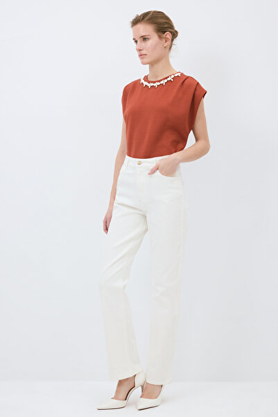 adL Yüksek Bel Denim Pantolon