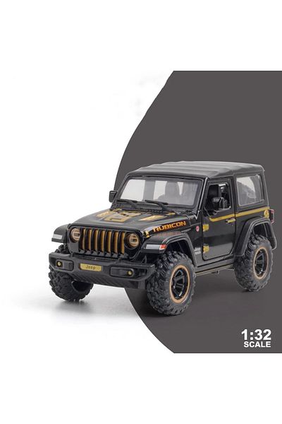 Choice black-nobox 1:32 Jeeps Wrangler Rubicon 1941 Alloy Car Model Metal Diecasts Vehicles With Sound And