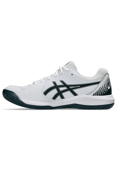 Asics Gel-dedicate 8 ανδρικά λευκά παπούτσια τένις 1041a408-104