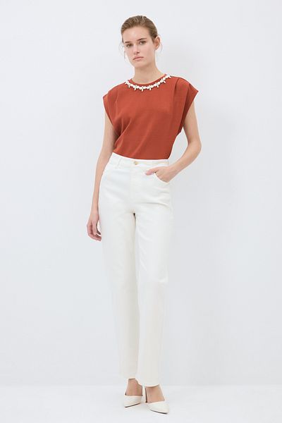 adL High Waist Denim Trousers