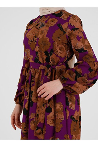Tavin Women's Purple Patterned Dress1751674