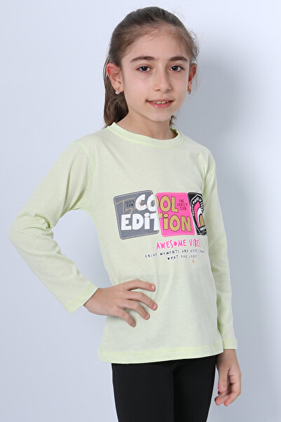 HÇM Girl's Long Sleeve Tshirt 4 Seasons Crewneck Cool Edition Printed D45