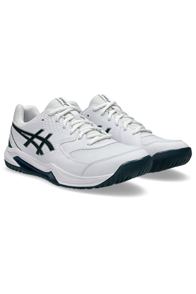 Asics GEL-DEDICATE 8 Erkek Beyaz-Turuncu Tenis Ayakkabısı 1041A408-104