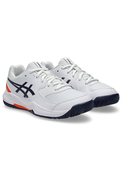 Asics GEL-DEDICATE 8 GS Kids Beyaz-Turuncu Tenis Ayakkabısı 1044A077-104
