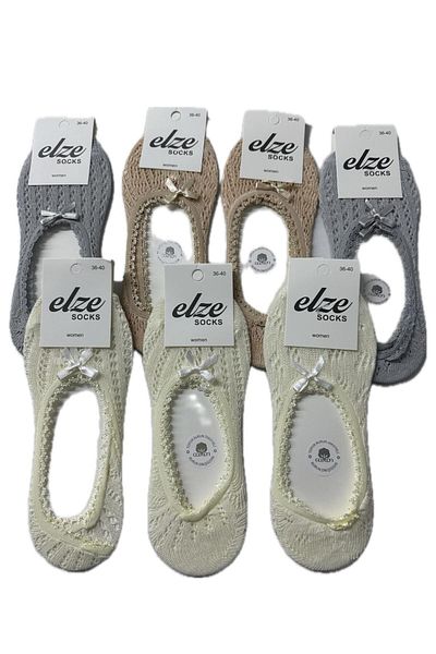kozaneli 5 Pairs of Lace Ballerina Booties Socks