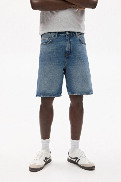 Pull & Bear Standard fit denim bermuda şort