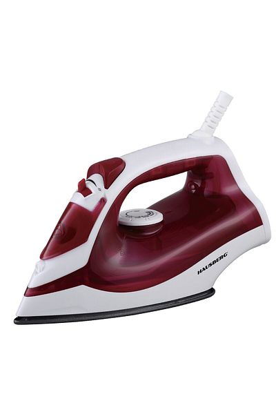 Hausberg Iron HB-7850RS, 1300W, ceramic coated steel soleplate, 150 ml water tank, Red-White