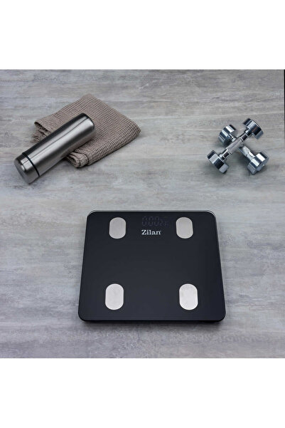 Zilan Ζυγαριά σώματος ZLN8980 από σκληρυμένο γυαλί, χωρητικότητα 3-180kg, εφα...