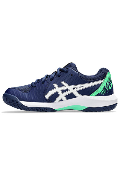 Asics Gel-dedıcate 8 Gs Büyük Unisex Çocuk Lacivert Tenis Ayakkabısı 1044a077-401