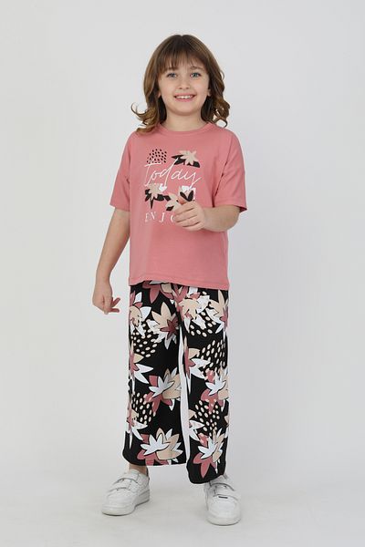 e-çocuk Today Enjoy Printed Girl's Suit