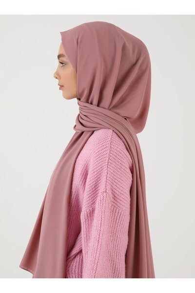 Tuva Şal Women's Crepe Shawl Light Dried Rose393414