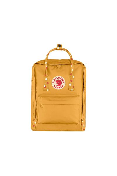 Fjällräven Urban Yellow Backpack Fjallraven Kanken Ochre-Confetti Pattern