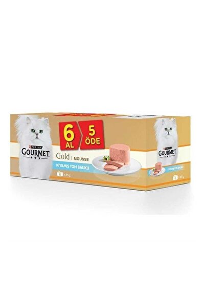 Purina Gourmet Gold Kıyılmış Ton Balıklı Yetişkin Kedi Konserve Yaş Maması 85...