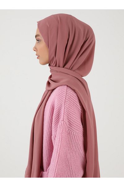 Tuva Şal Women's Crepe Shawl Dried Rose498408