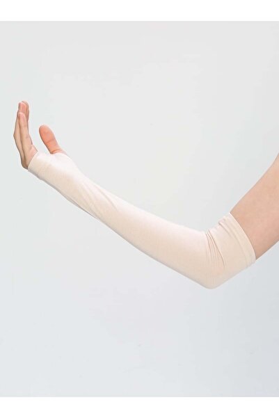 Ecardin Σετ γιακά και μανίκια με δακτύλιο - Μπεζ -