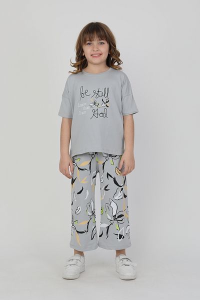 e-çocuk Be Still Printed Girl's Suit