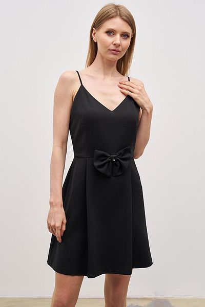 Journey Front Bow-Thin Strap Dress