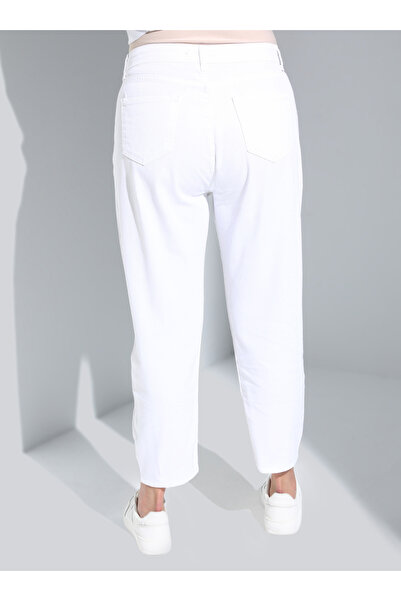 ALİA Natural Fabric Mom Jean