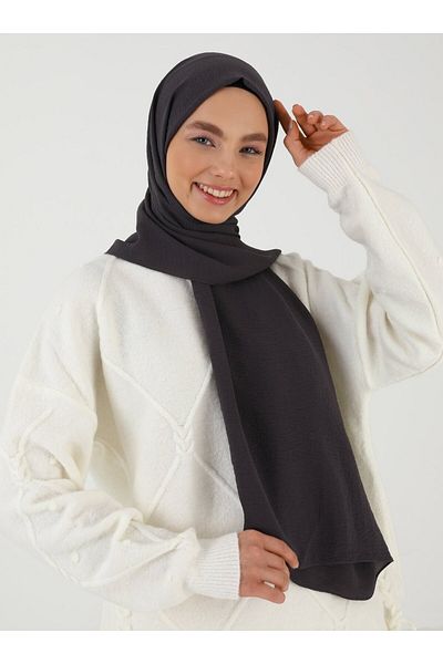 Tuva Şal Σάλι Crepe Jazz - Anthracite - 30 - Tuva