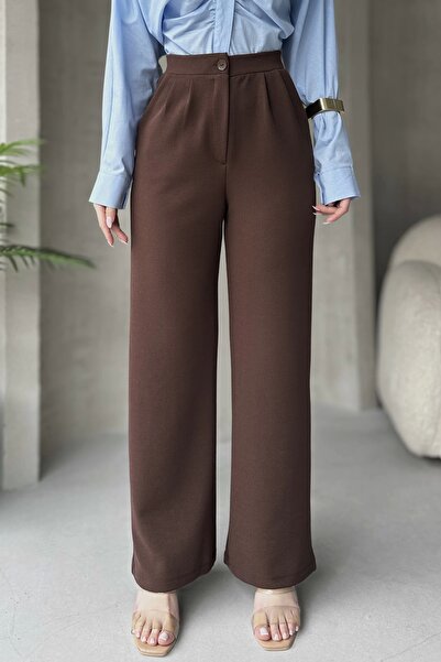 PALAZZO Kalhoty Atlas Fabric