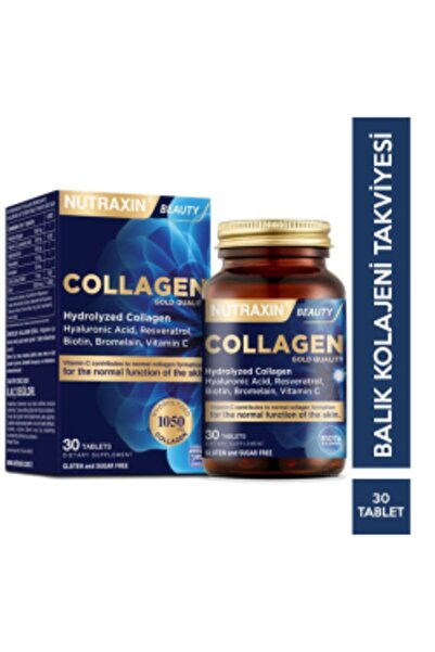 Nutraxin Collagen Hidrolize Kolajen 30 Tablet ( Teklidir )8680512630357