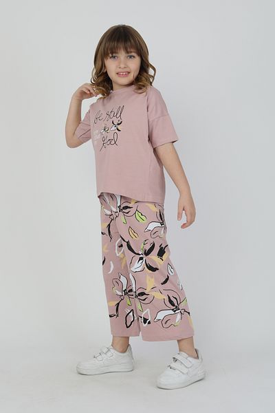 e-çocuk Be Still Printed Girl's Suit