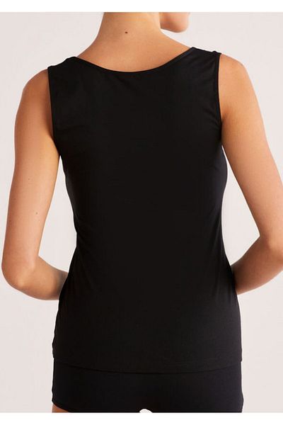 Kom Women's Thick Strap Modal Cotton Double Boxed Tank Top
