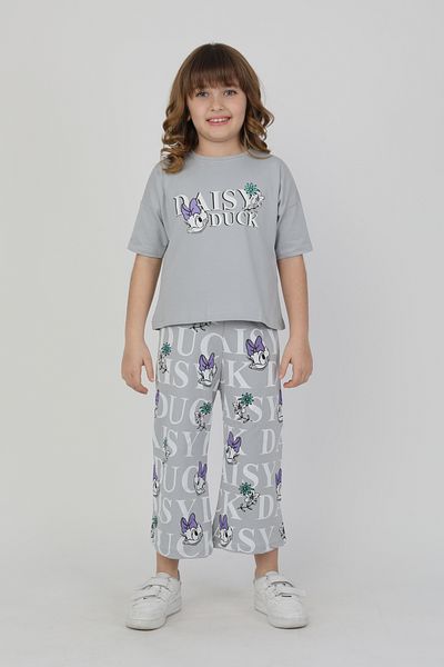 e-çocuk Daisy Duck Printed Girl's Bottom and Top Set