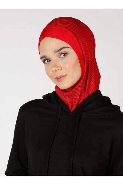 Ecardin بونيه رياضي أحمر