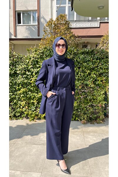 Zems Şık Kadın Pantolon Takım