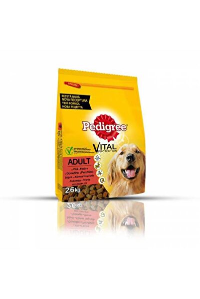 Pedigree Biftekli Ve Kümes Hayvanlı Yetişkin Köpek Maması 2.6 Kg