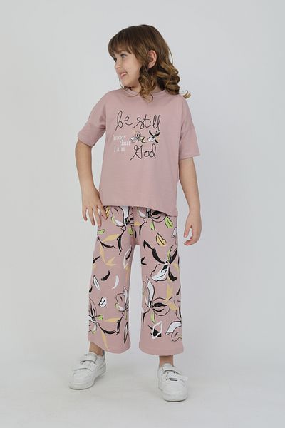 e-çocuk Be Still Printed Girl's Suit
