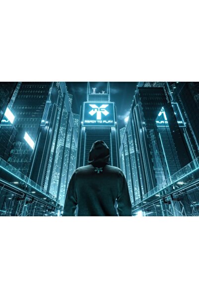 OEM Poster Hood Boy zgârie-nori Neon Lights, 61x90cm, poster1012, Zumzeria ®